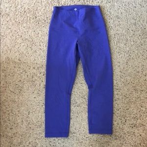 Lululemon Wunder Under crop leggings